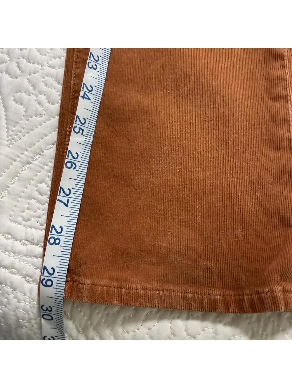 AG Adriano Goldschmied Mari HighRise Straight SZ 29R Brown Corduroy Luxury Pants